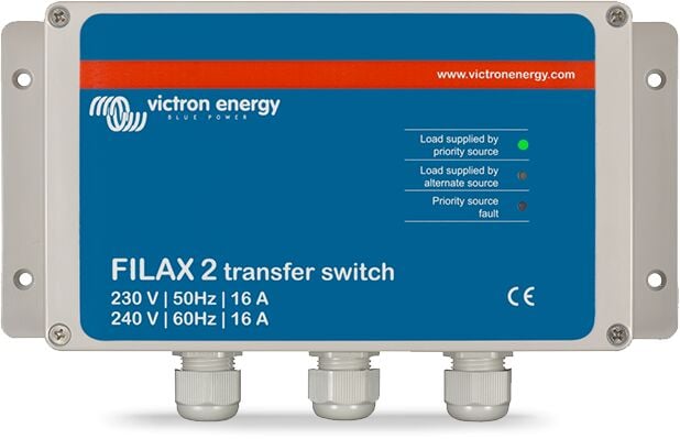 Victron Energy Filax-2 Transfer Switch CE 230V/50Hz-240V/60Hz SDFI0000000