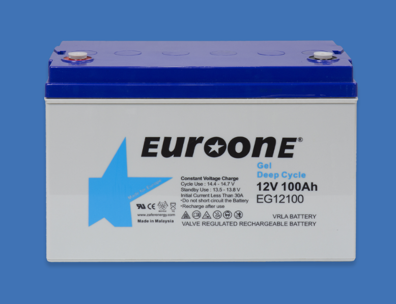 Euroone 12V 100 Ah Deep Cycle Jel Tip Akü