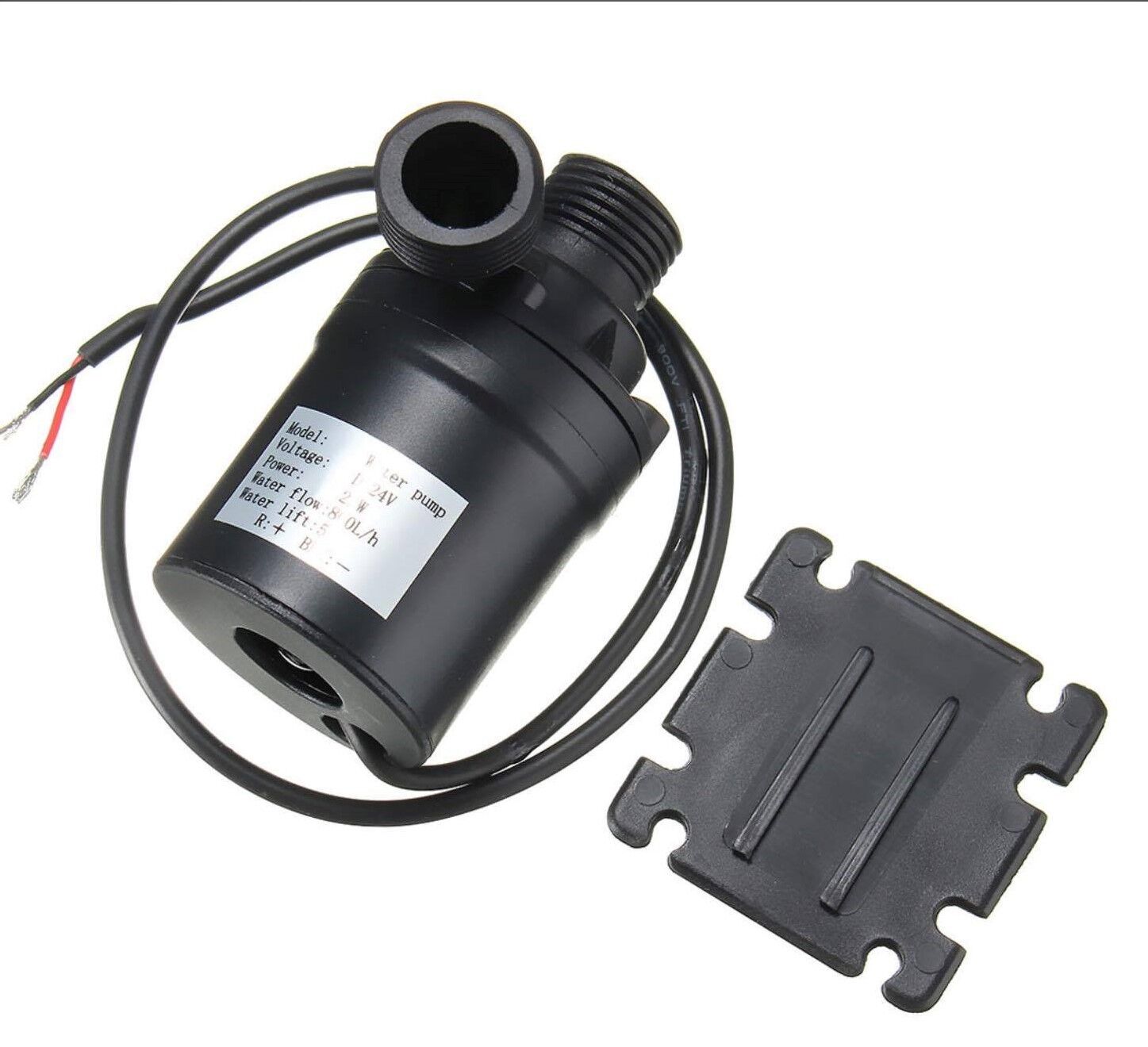 24v 5metre 800Litre/Saat Sıcak-Soğuk  Su devirdaim Pompası 1/2'' Çaplı Fırçasız
