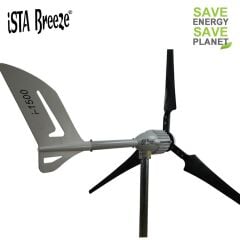 ISTA BREEZE 1500 RÜZGAR TÜRBİNİ WİNDSAFE 1500W 24V + Şarj Kontrol Cihazı