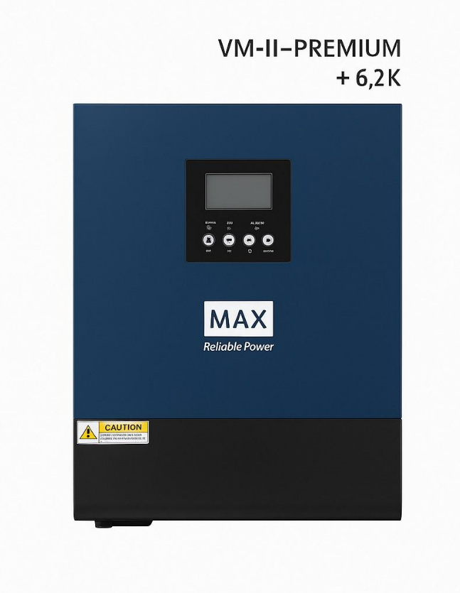 Max VM II PREMİUM 6.2 KW (6200 W)  YÜKSEK VOLTAJ MPPT AKILLI İNVERTÖR