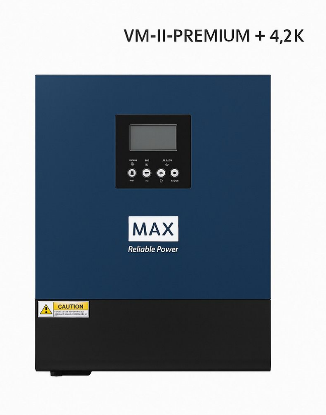 Max VM II PREMİUM 4.2 KW (4200 W)  YÜKSEK VOLTAJ MPPT AKILLI İNVERTÖR