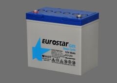 Euroone 12V 55A Jel Tip Akü