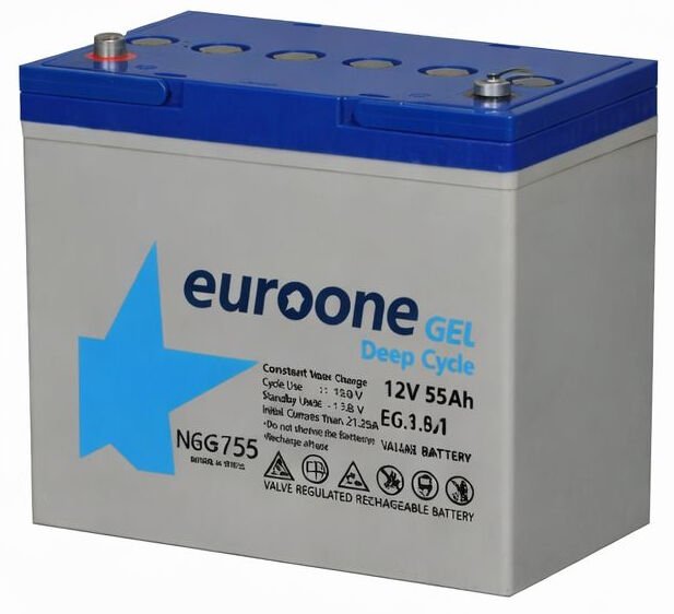 Euroone 12V 55A Jel Tip Akü