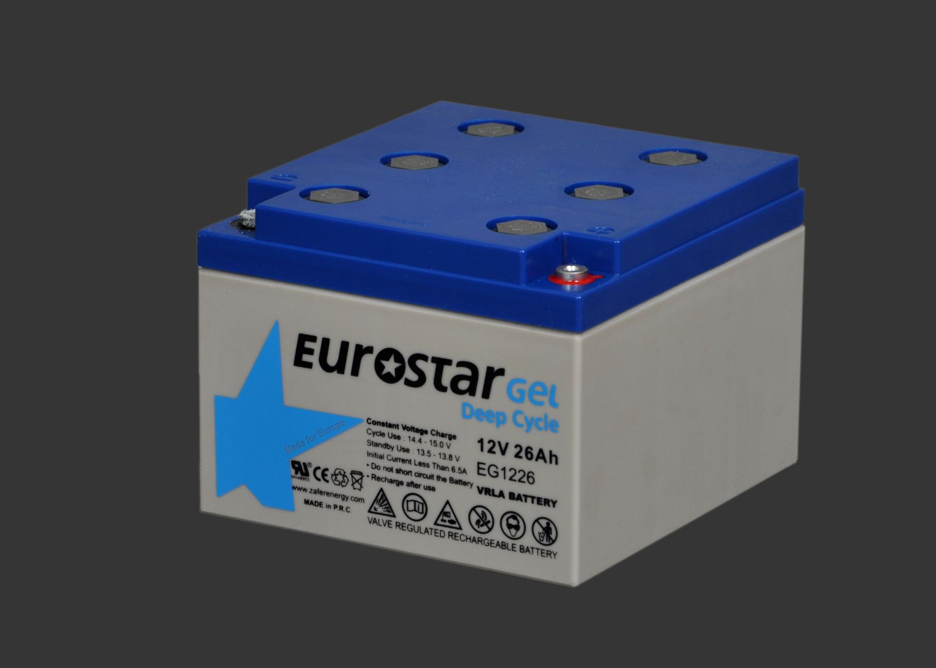 Euroone 12V 26A Jel Tip Akü