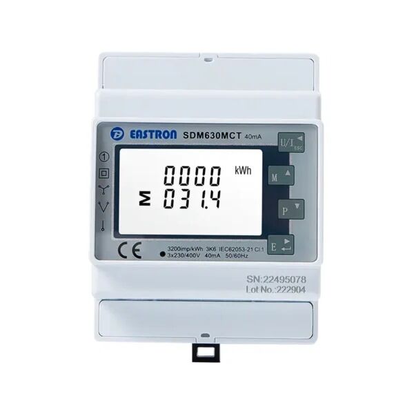 Eastron SDM630-MCT Trifaz Akıllı Sayaç (CT\'li)