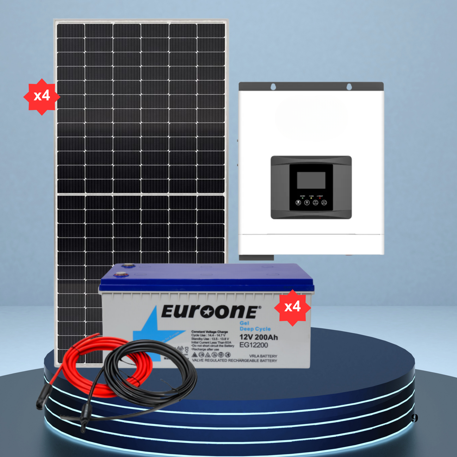 5.5KW MPPT Solar Paket Sistem (Paket 6)