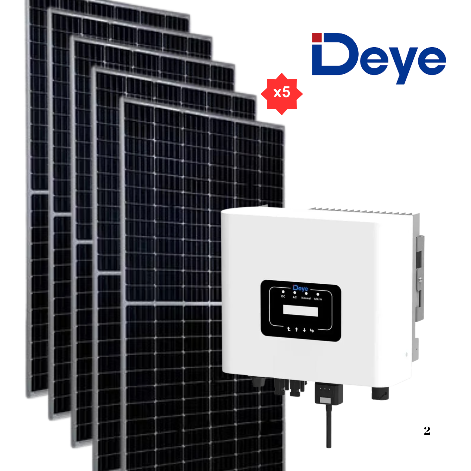 DEYE 3 KW ON GRİD PAKET SOLAR SİSTEM