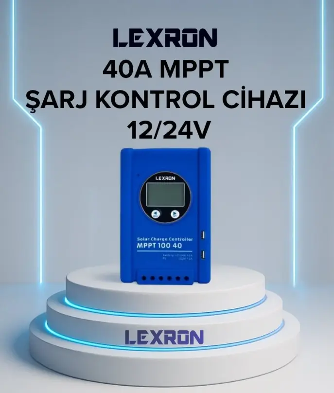 Lexron 40 A Mppt Şarj Kontrol Cihazı